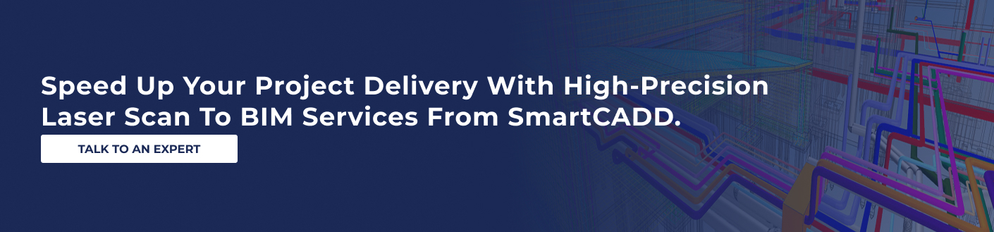 Speed up your project delivery with high-precision Laser Scan to BIM Services from SmartCADD